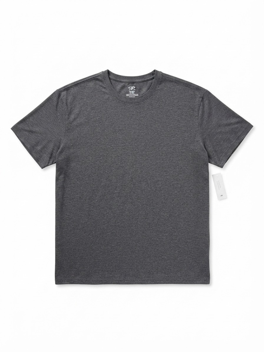 Athletic Works Men's Short Sleeve Crewneck Tee - Charcoal